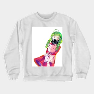 Girl with mask Crewneck Sweatshirt